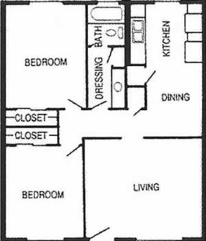 The Briarwood - Two Bedroom / One Bath*